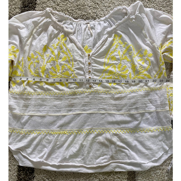 Free People Embroidered Wide sleeve top - Picture 9 of 9